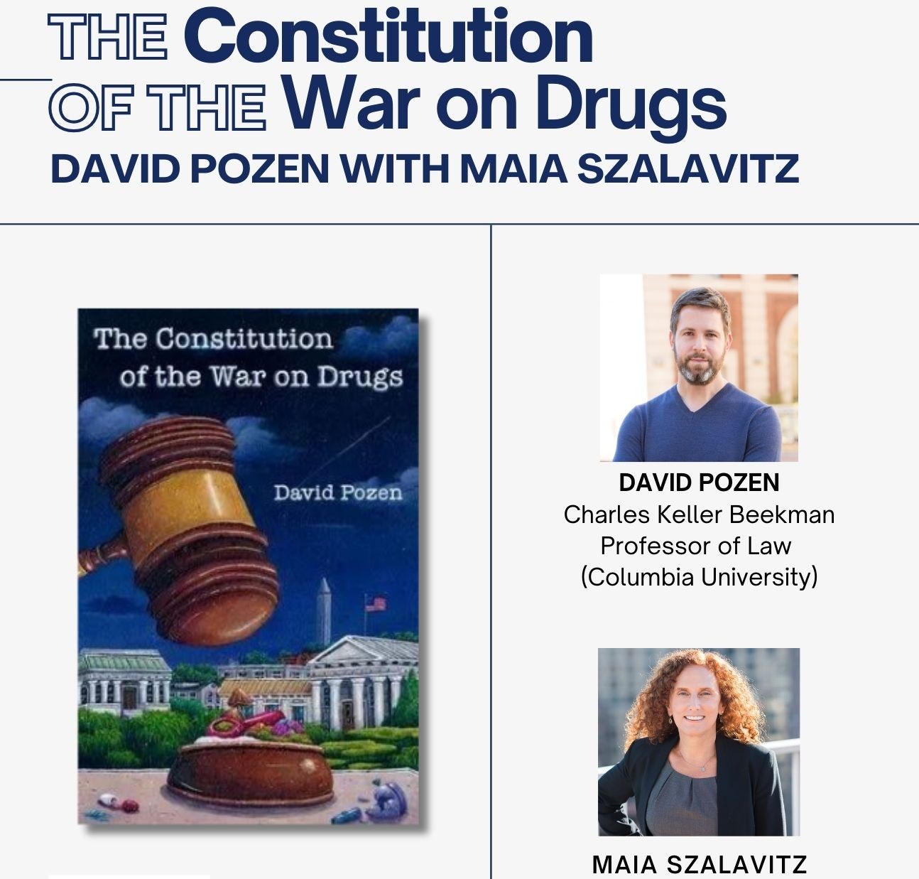 The Constitution of the War on Drugs Poster