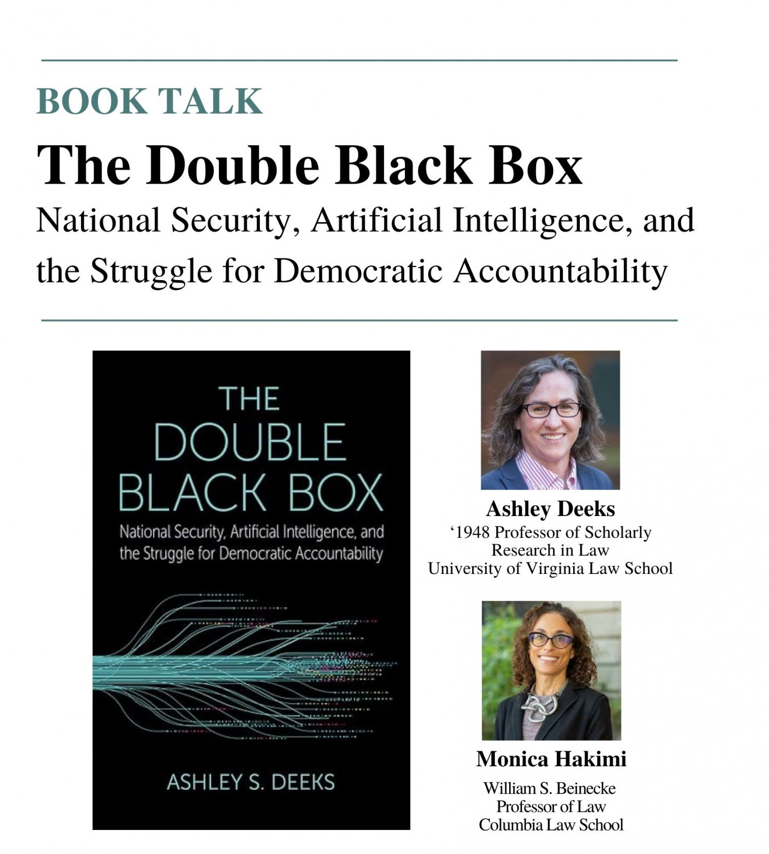 The Double Black Box event poster