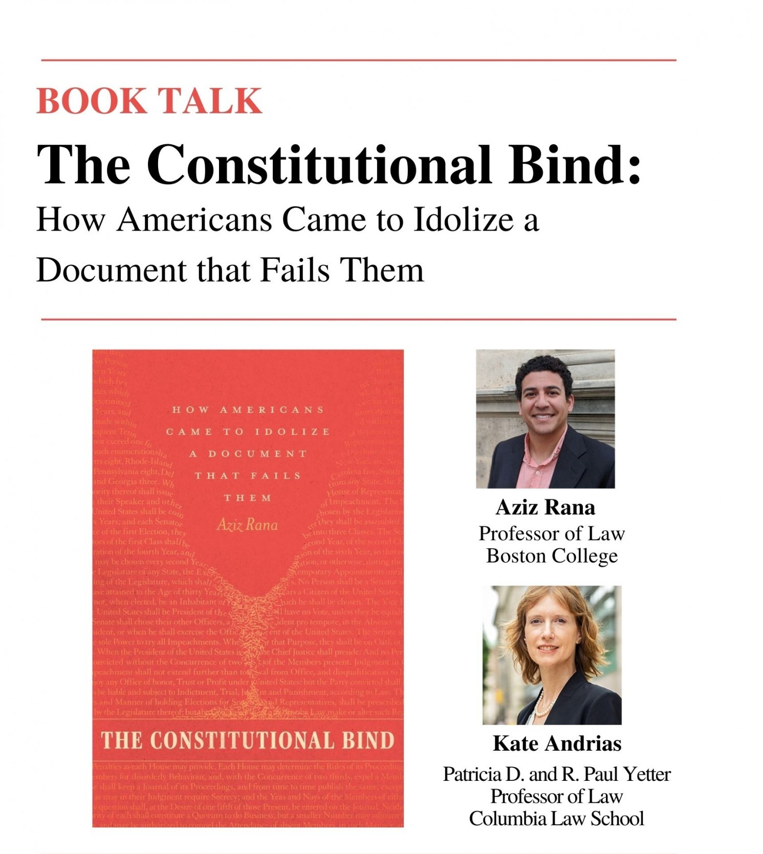 The Constitutional Bind Poster